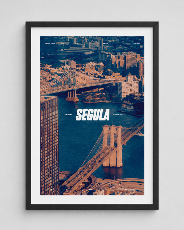 Brooklyn Bridge Print, New York · by Segula